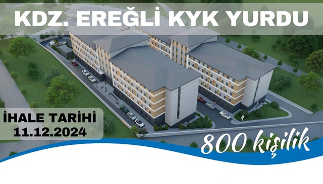 Ereğli'ye 800 kişilik KYK yurdu yapılacak / 3987df55-39af-45dc